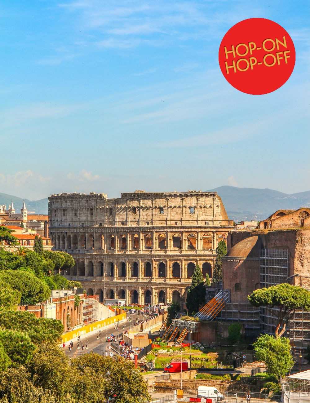 Open Bus Ticket After 1 PM |Hop On Hop Off Bus Tour | Best Tour in Rome