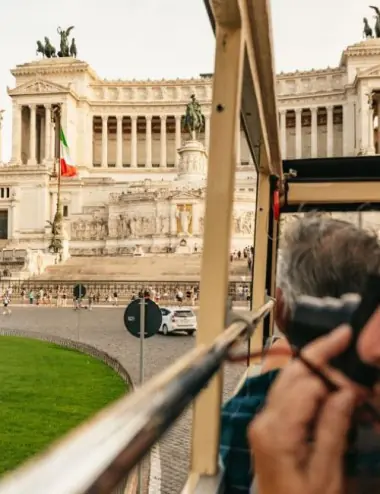 Rome Panoramic Bus Tour — One Full Loop, No Stops