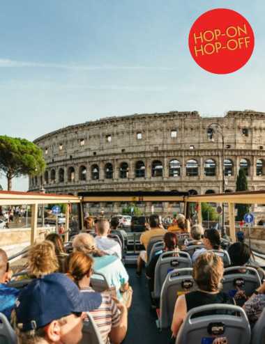 Open Bus Ticket After 1 PM |Hop On Hop Off Bus Tour | Best Tour in Rome