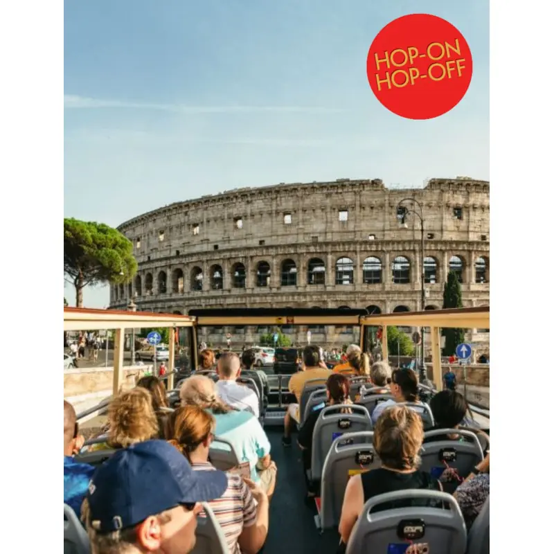 Open Bus Ticket After 1 PM |Hop On Hop Off Bus Tour | Best Tour in Rome