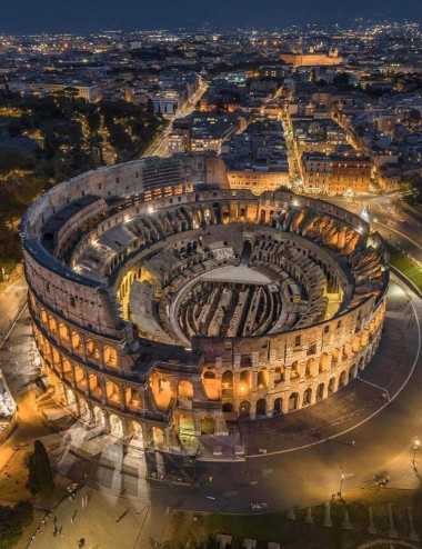 Colosseum and Roman Forum...