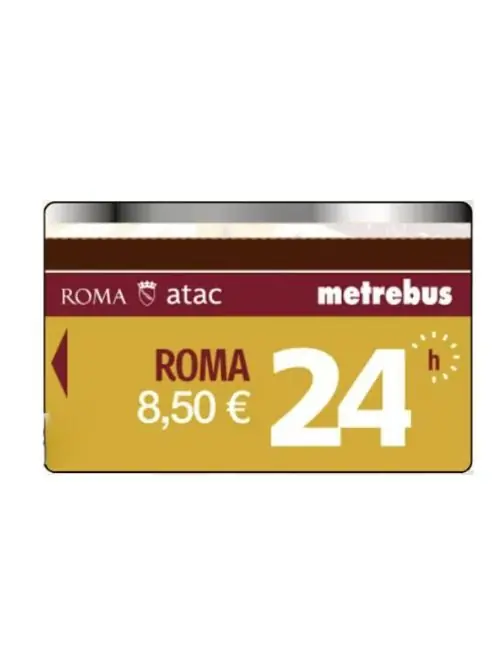Biglietto Roma 24h ATAC — Bus, Metro, Tram